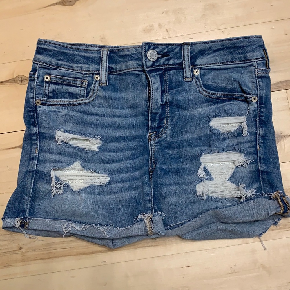 American eagle jean shorts